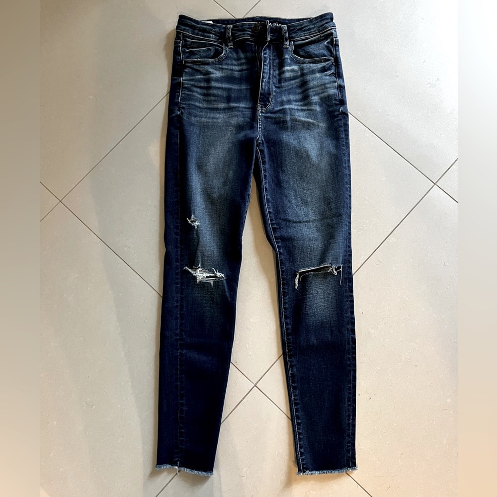 American Eagle super stretch highest rise jegging Size 8 NWT